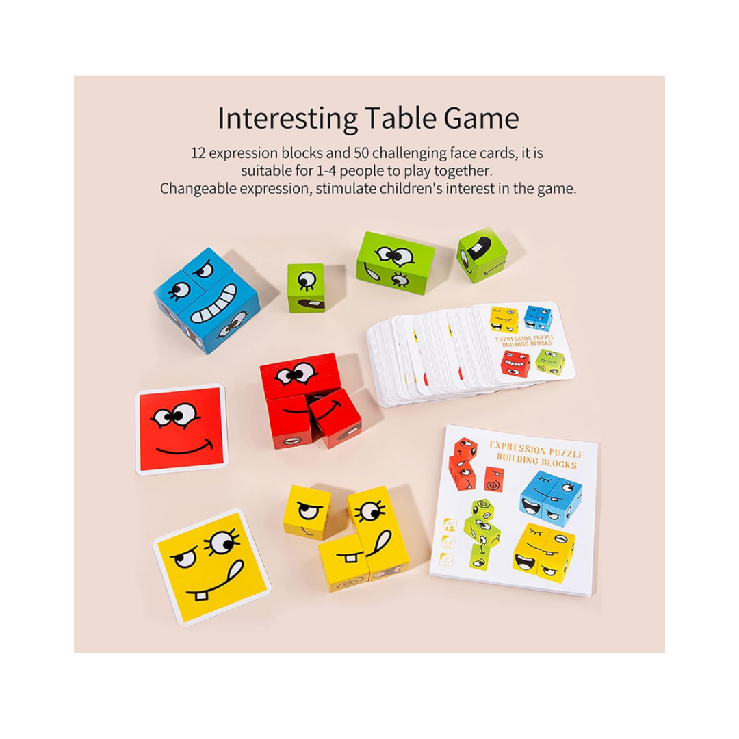 Face Change Rubix Cube Game Hand Eye Coordination 3+ - 36 Months - 10 Years