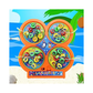 Musical Fish Catching Game Toy Set with 4 Rotating Fish Ponds On Board