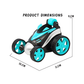 RC Stunt Toy Car Vehicle 360° Rotating Rolling Radio Control Electric Race Car