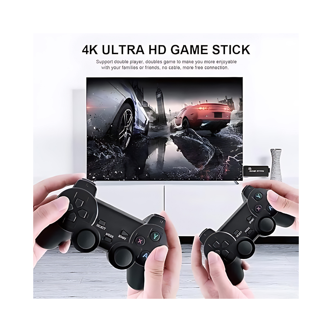 Wireless Video Games for Tv Gaming Retro Gaming Console with Game Stick HD Game Plug & Play TV Video Game Set for 2 Player