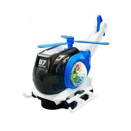 Folding Helicopter Aircraft Airplane Vehicle Toy with Lights,Music