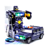 Transforming Robot Car with Light, Robot Police Car