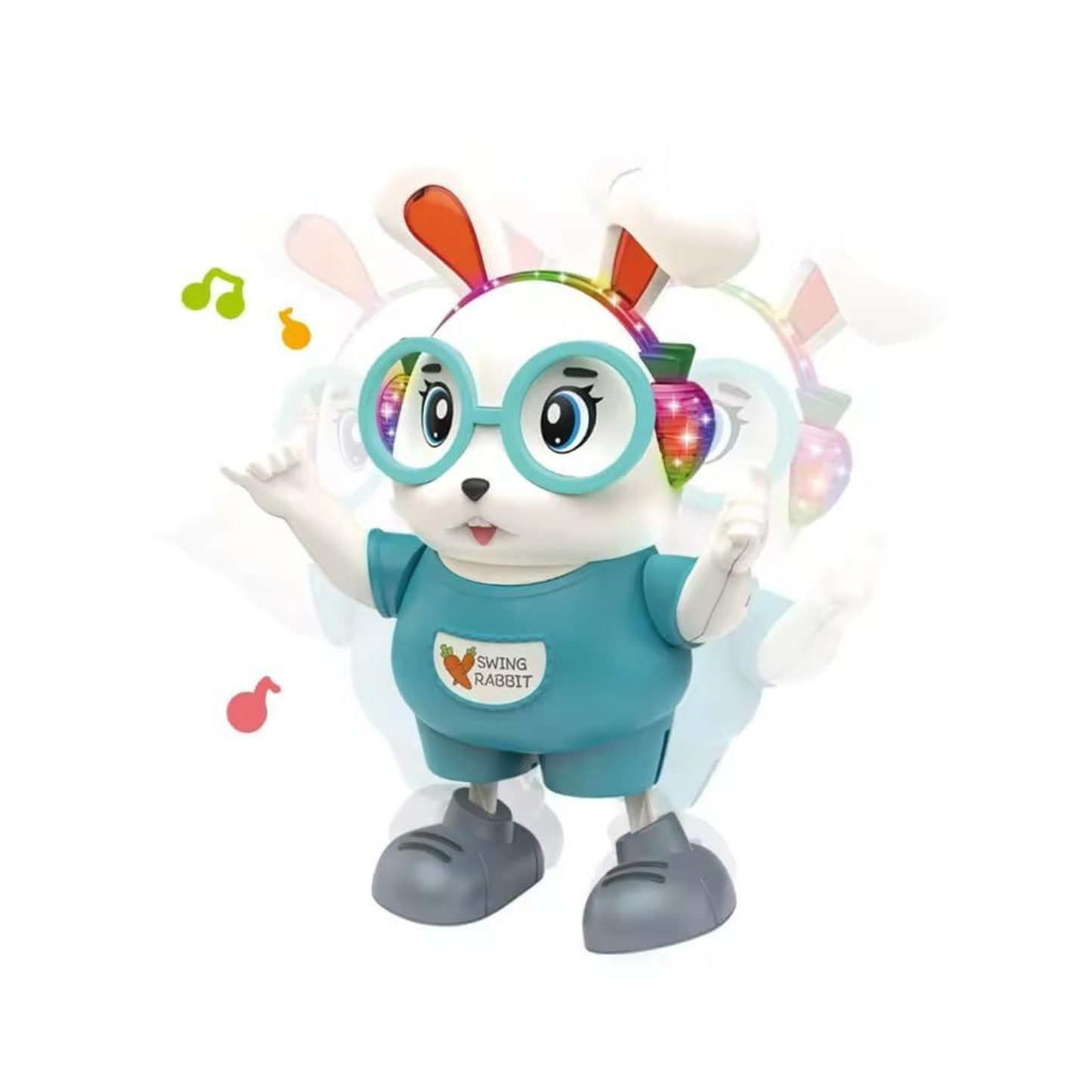 Dancing Rabbit  with Flash Lights and Music Toy Singing Dancing Safe Lovely Parent-Child Interaction