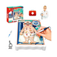 Crazy Doctor Arcade Tweezers Board Family Game Competition Remove the Objects Get the Buzzer Sound Hospital World Doctor Favor Fun Activity