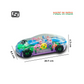 Transparent Mechanical GEAR Car|360° Auto Rotating Sensor Car|Gear Machine Vehicle with Multicolor LED Light & Music| Battery Operated