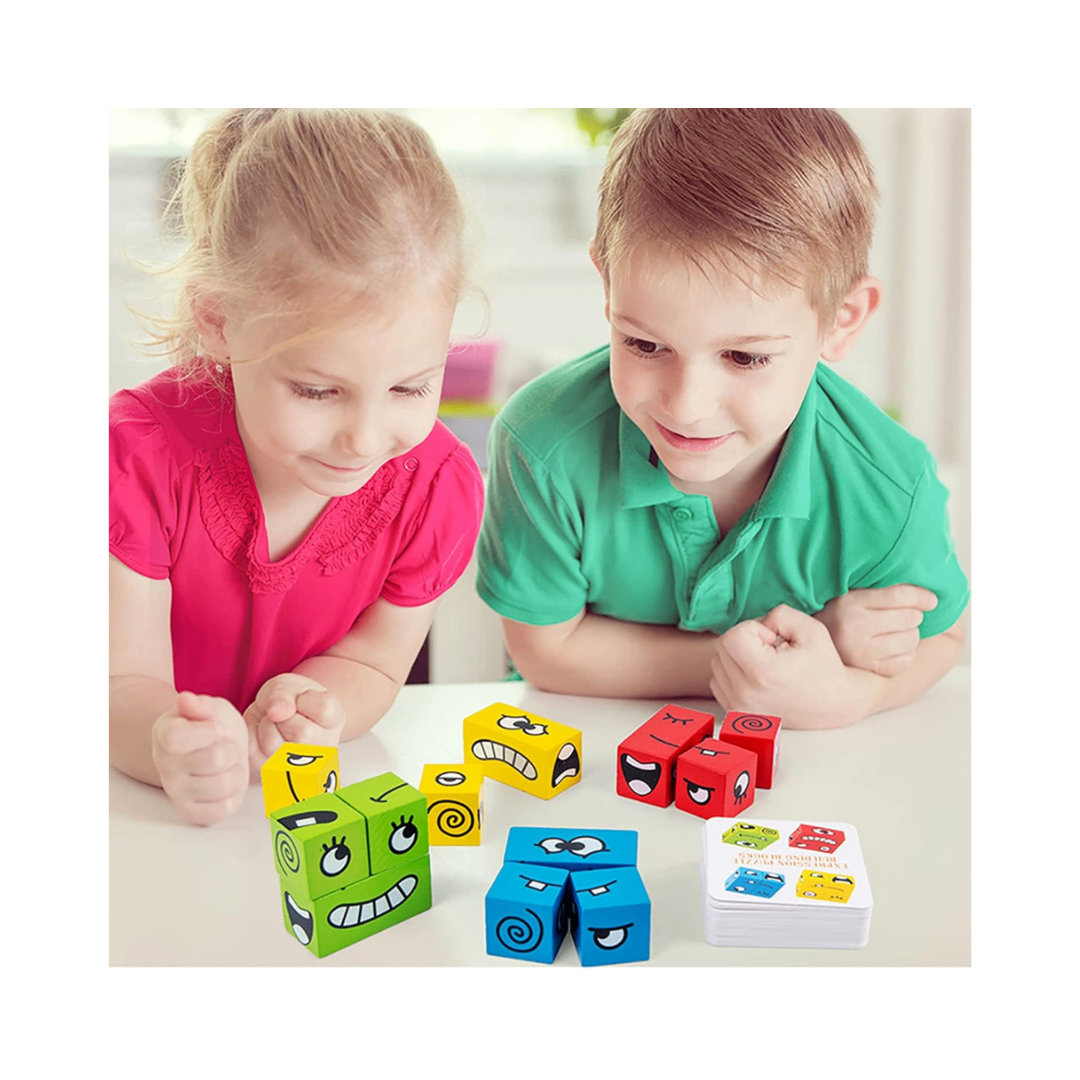 Face Change Rubix Cube Game Hand Eye Coordination 3+ - 36 Months - 10 Years