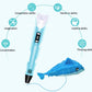 Toys Market 3D Pen for Kids with USB Cable with Filament 3D Drawing Pen 3D Printer Pen Creative Fun Toys for Kids (Blue)