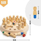 Wooden Memory Chess Game, BLOWEST Colorful Memory Chess, Funny Block Board Game, Early Educational Toy, Brain Training Games for Kids