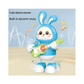 Rabbit Guitarist Toy, Electric Rabbit Toys, Sensing Interactive Walking Dancing Toy with Music Sounds & Lights