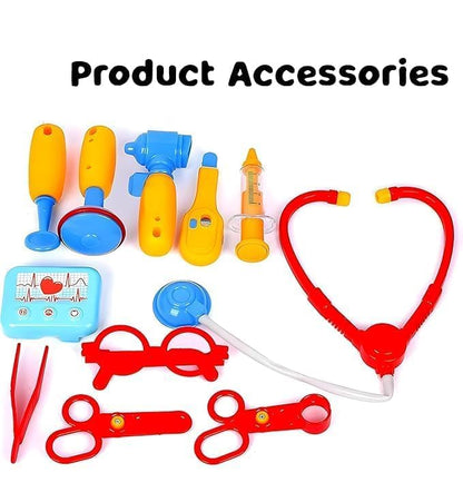 Little Doctor Set 2 in 1 Trolley for Kids | Doctor Kids Luggage Real Action Play Set | Doctor Kit