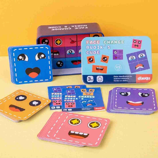 Face Change Rubix Cube Game Hand Eye Coordination 3+ - 36 Months - 10 Years