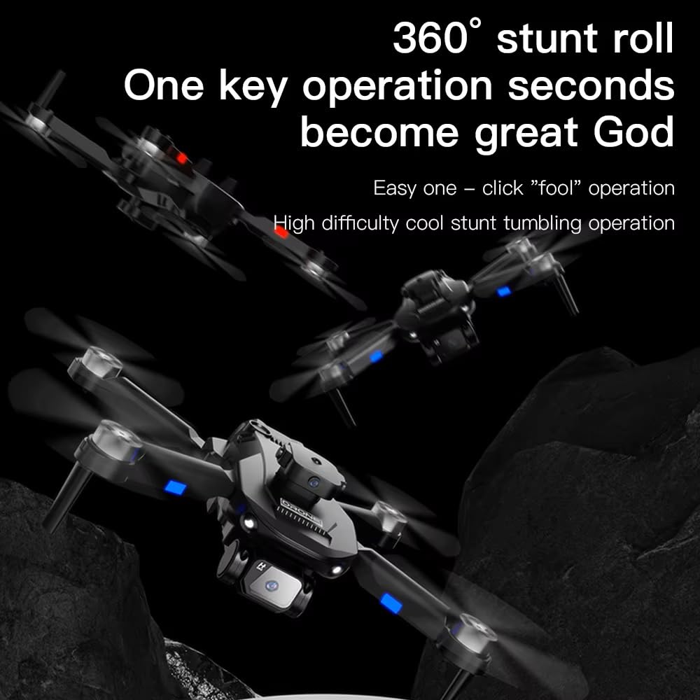 Drone with 6K Recording Gesture Control One Key Take Off Land Altitude Hold Automatic Avoidance Obstacles 360° Flip With Aerial Photography Drone Brushed Motors