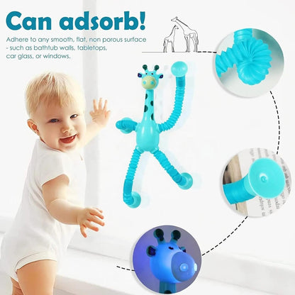 Giraffe/Robot Toy Shape Changing Pop Fidget Tubes Sensory Toys ( 4PCS )