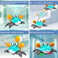 Chargeable Crawling Crab Baby Toy with Electric Sensor Musical Dancing Walking Crab