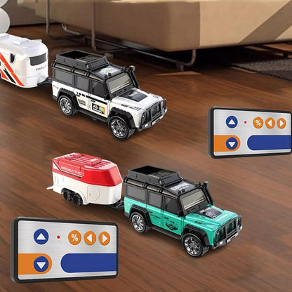 Remote Control Small Car, 1:64 Toys Market Scale Off-Road #RC Car, USB Rechargeable 2.4GHZ Three Speed Indoor Alloy Vehicle for Kids