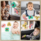 Suction Spinner Toys for Babies – Pack of 3 (Butterfly, Bee & Ladybug) | Insect-Themed Sensory Toys for Toddlers | Bath, Highchair & Travel Use