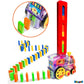 Electric Domino Train Set | Building Blocks with Light & Sound | Stacking Tile Game Toy