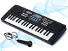 Piano keyboard with 37 keys, power option, recording and mic, electronic  multi-function portable piano keyboard