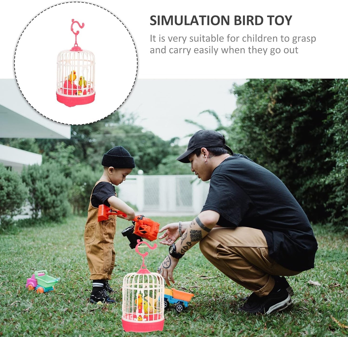 Talking Bird Toy for Kids | Interactive Toy & Repeat What You Said | Singing & Chirping in The Birdcage