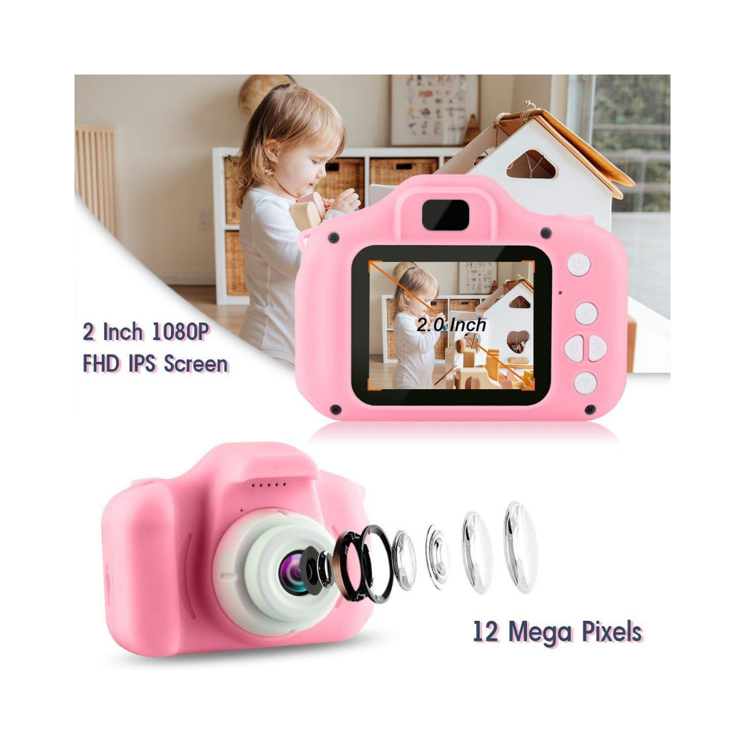 Kid's Digital Camera 1080P HD Mini Video Camcorder with 2Inch LCD Screen