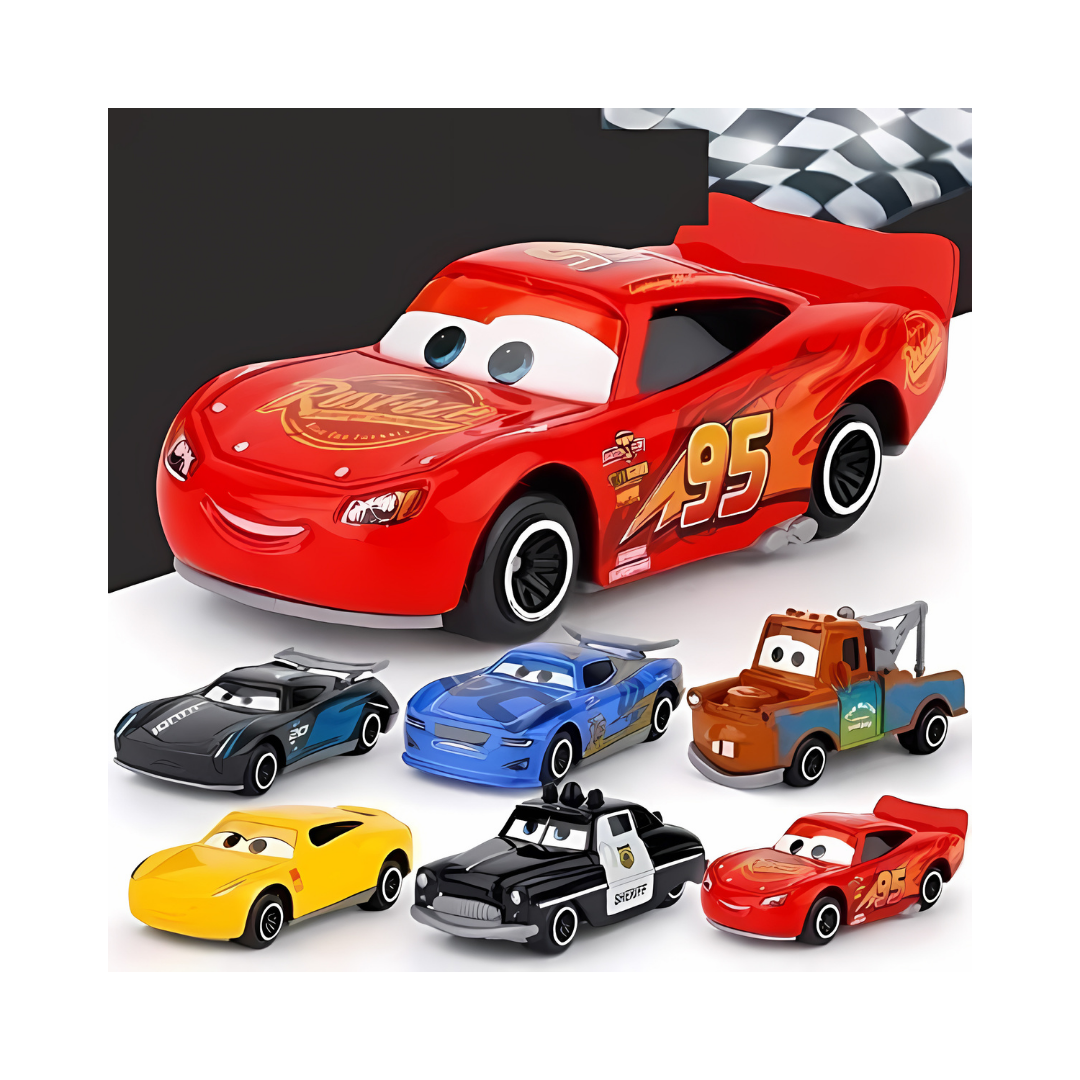 Mini Metal Die Cast Car Set of-6 Toy Vehicle