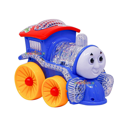 Musical Bump and Go Train Loco Toy with Flashing Lights