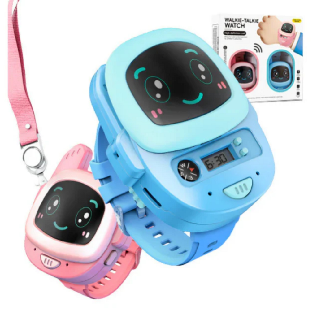 2Pcs Kids Electric Walkie Talkie Watch