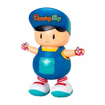 Dancing Boy Musical Toy for Kids with 3D Flashing Lights, Music, 360-degree Dance Moves