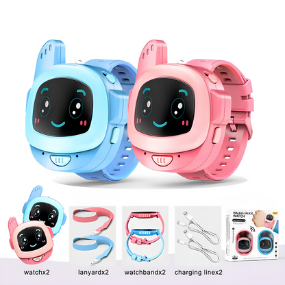 2Pcs Kids Electric Walkie Talkie Watch